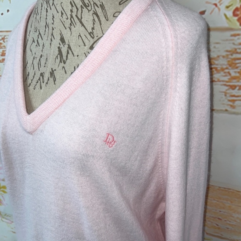 Vintage Dior V neck sweater